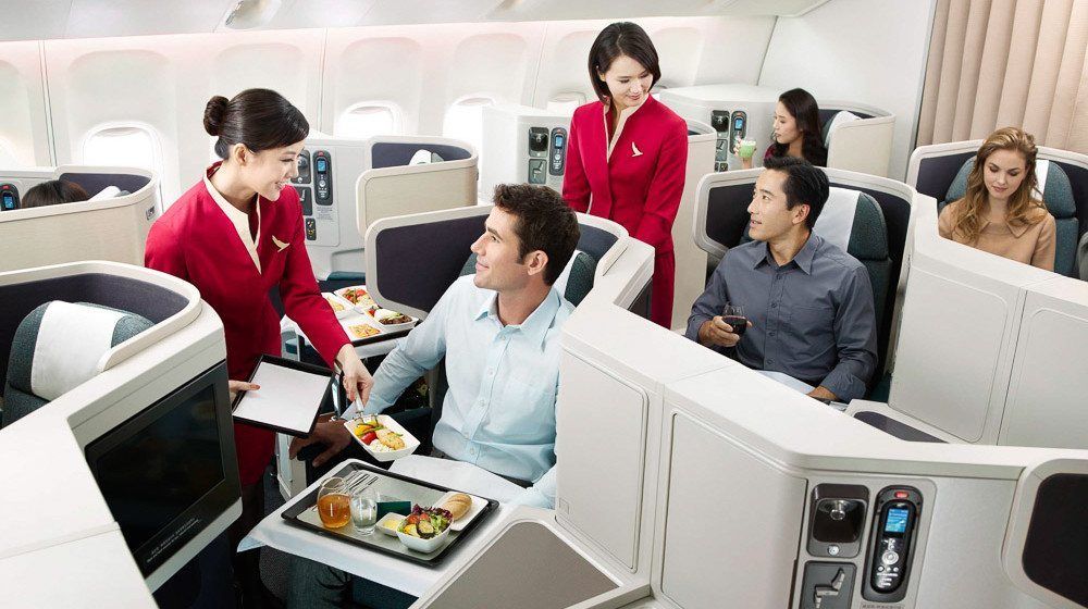 Cathay Pacific food