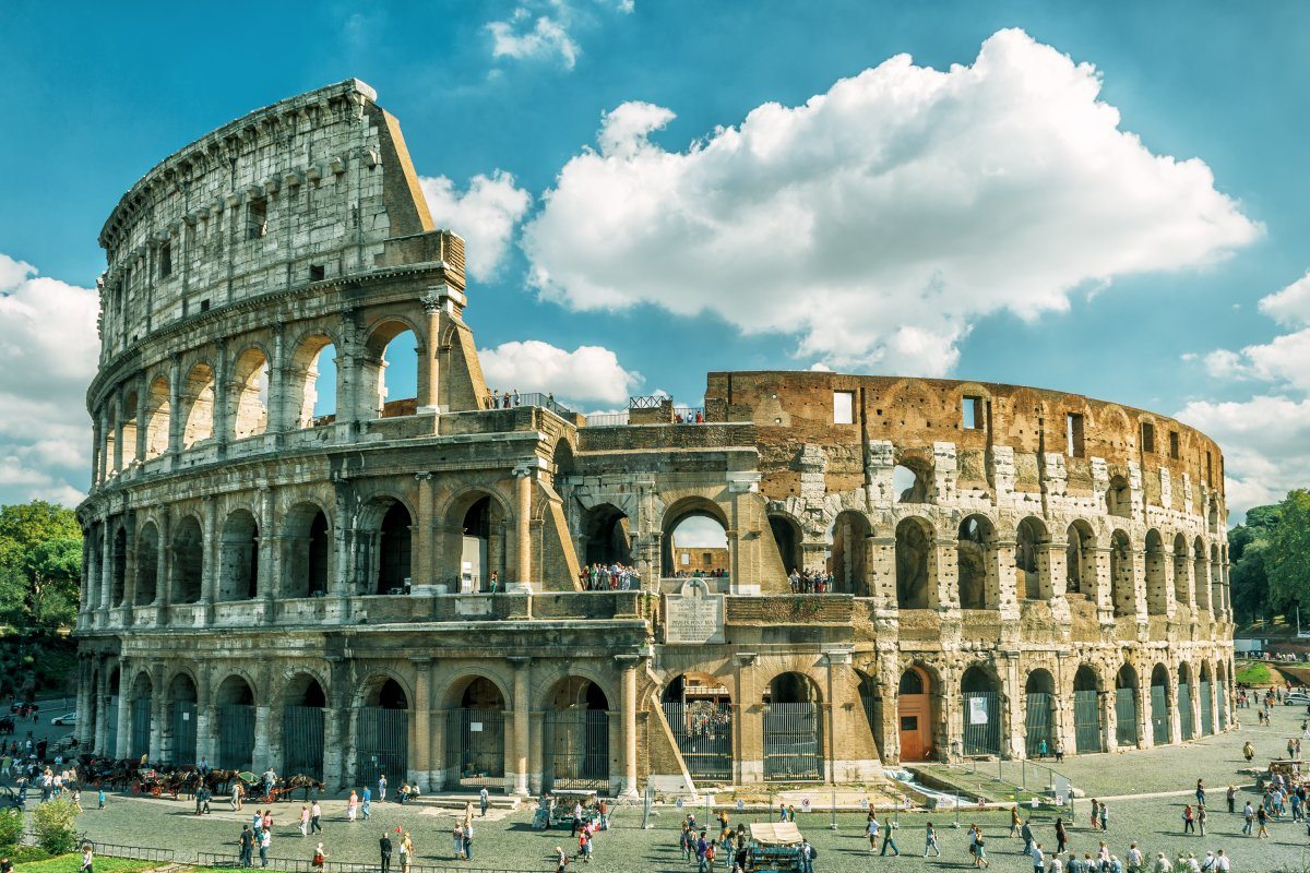 Colosseum In Rome, Italy