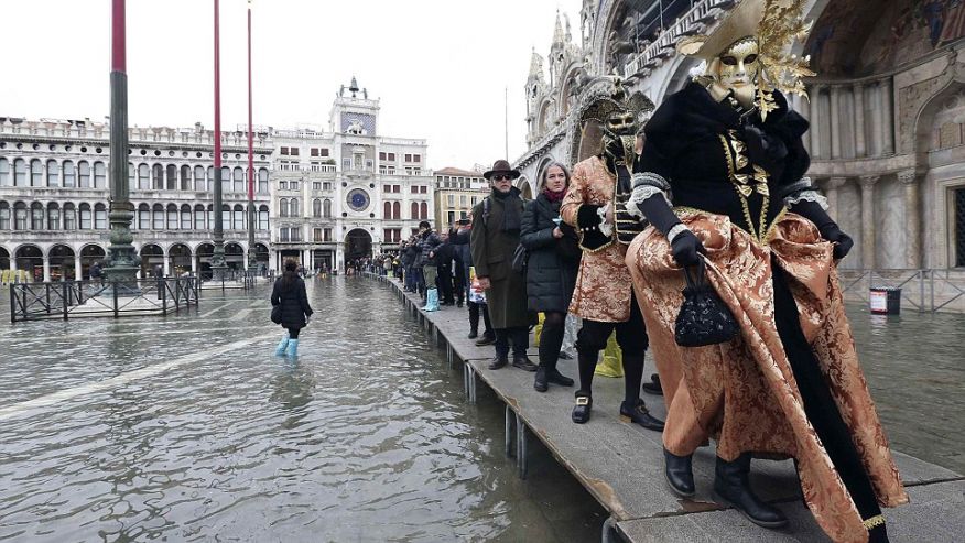 Flooding in San Marco Square