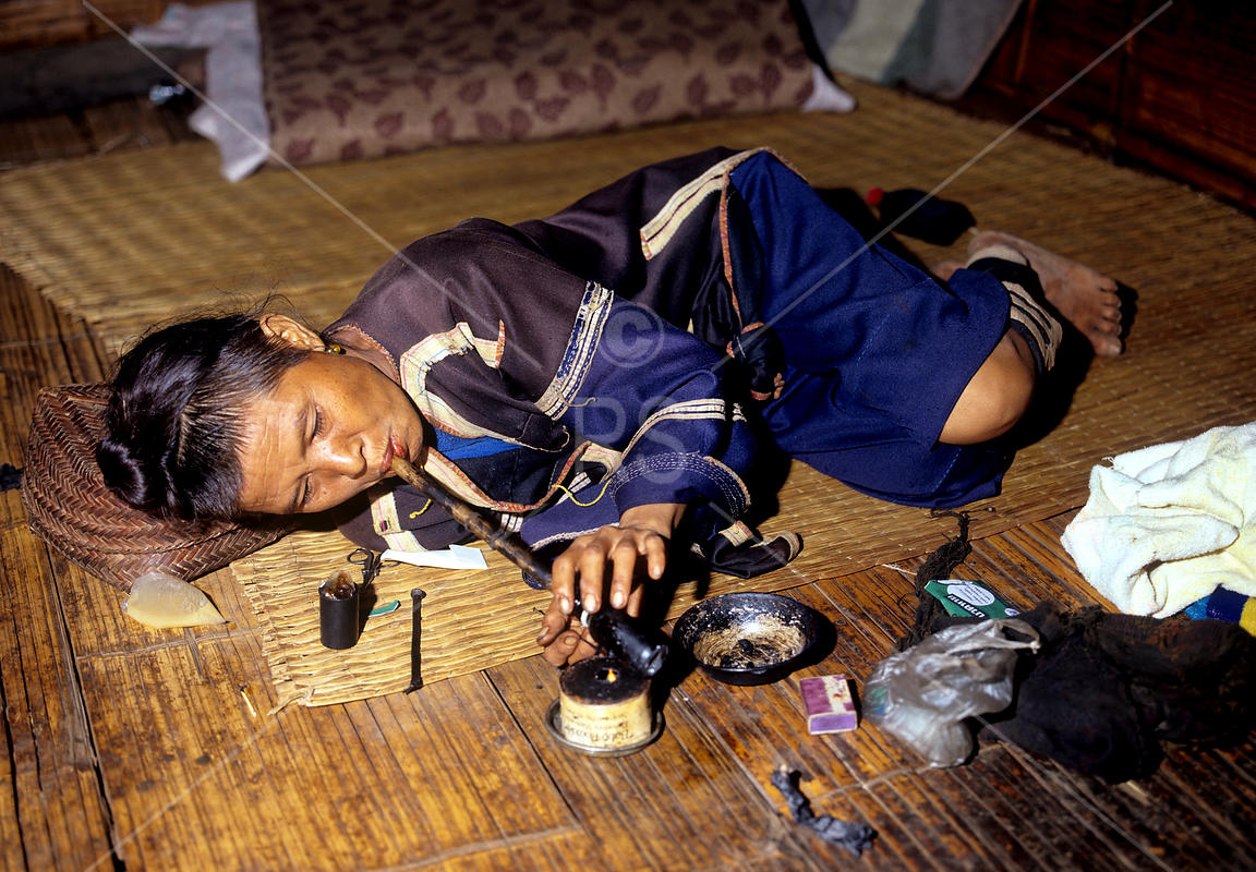 Hill Tribe opium smoker