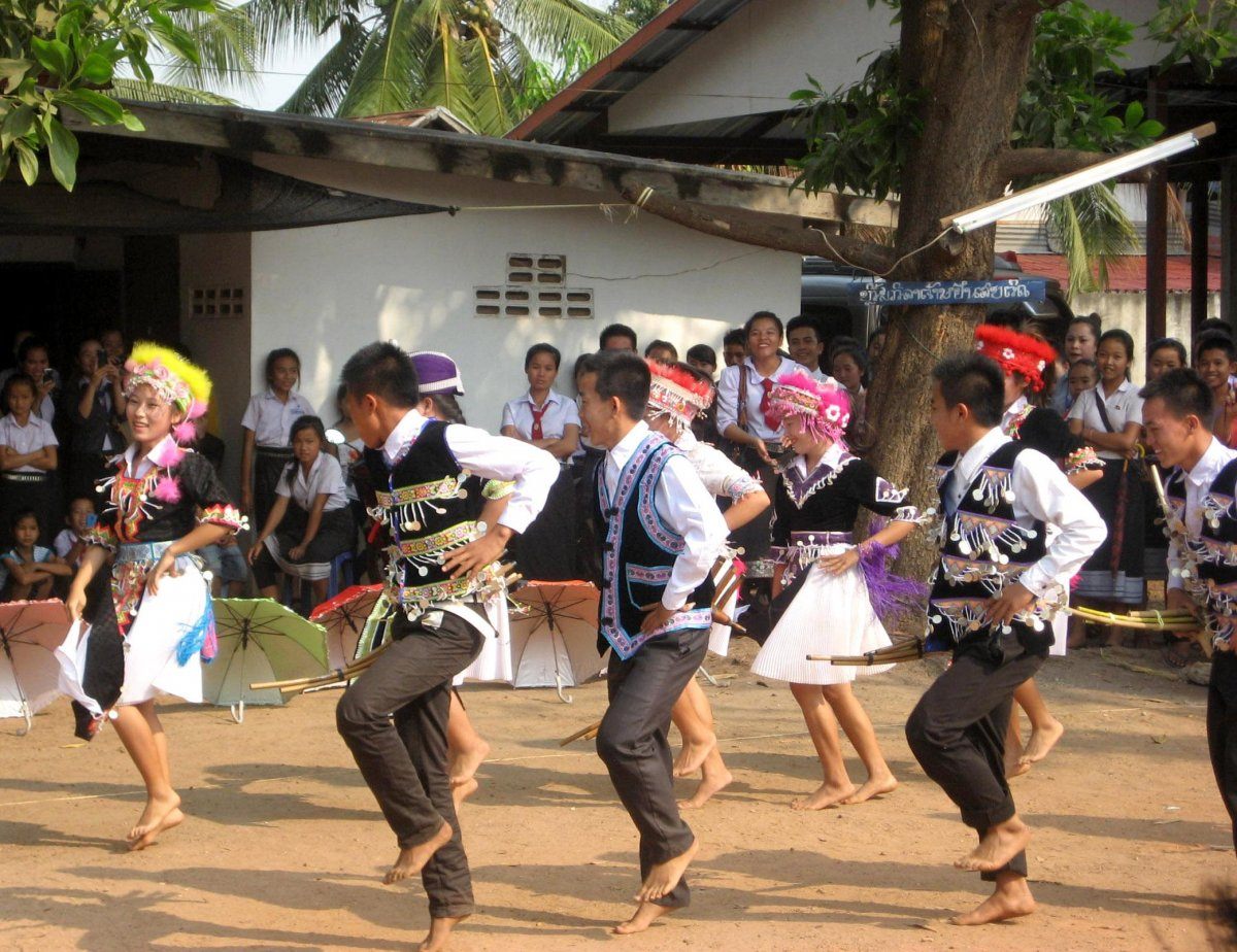 Hmong dancing