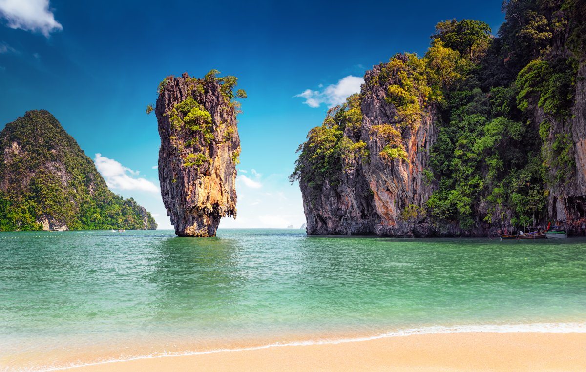James Bond Island Near Phuket In Thailand