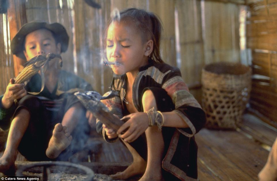 Kid smoking