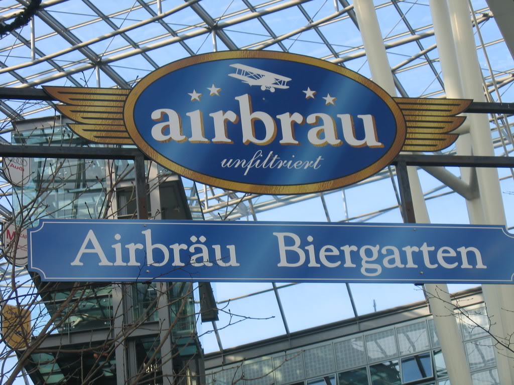 Munich airport brewery