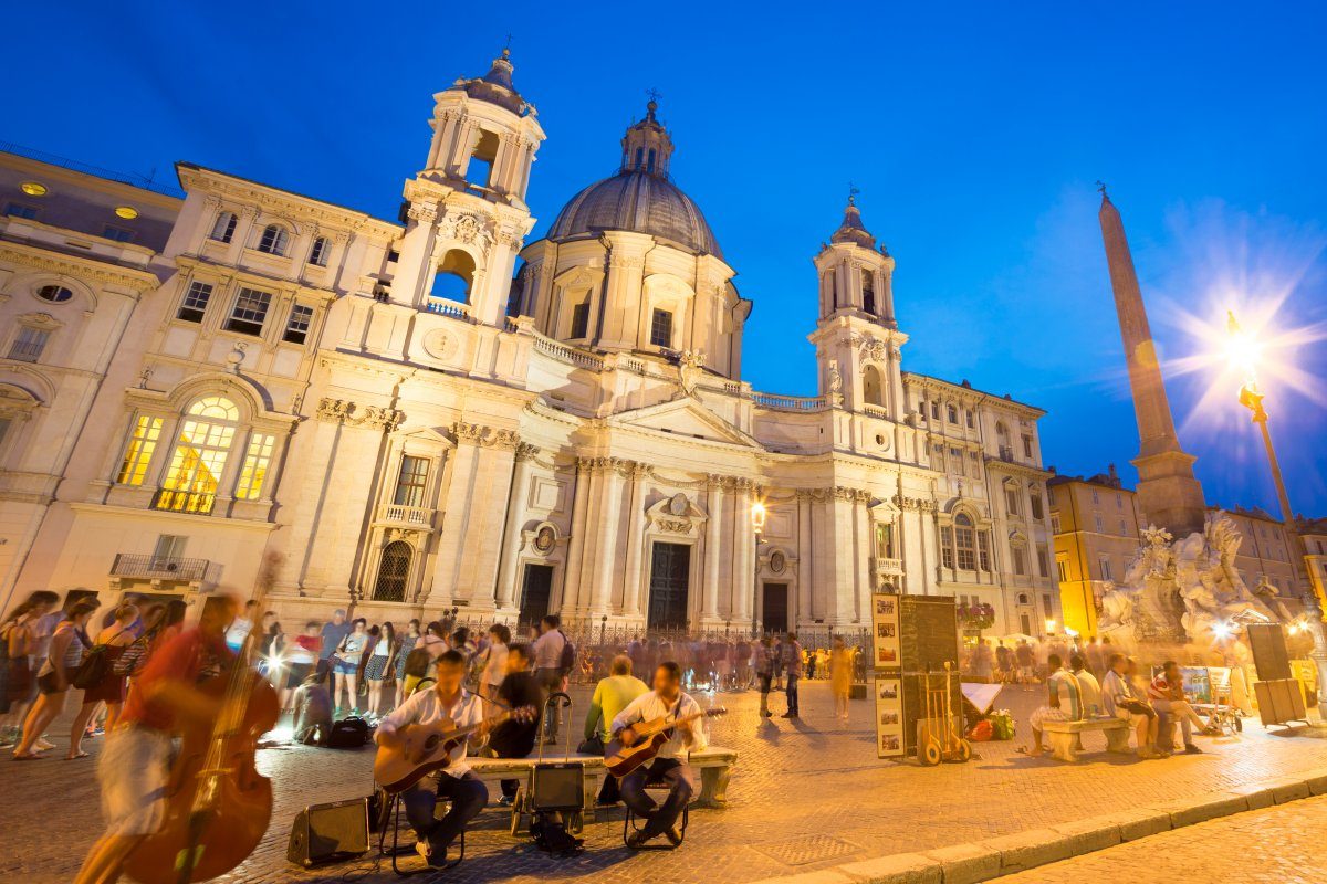 Piazza Navona Square In Rome