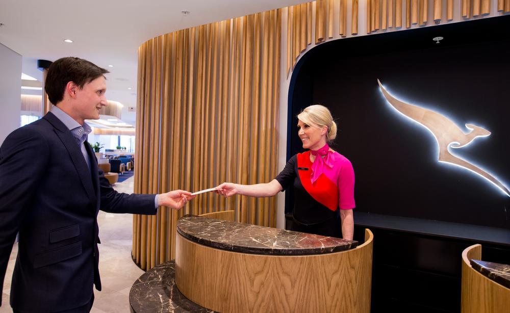 Qantas lounge