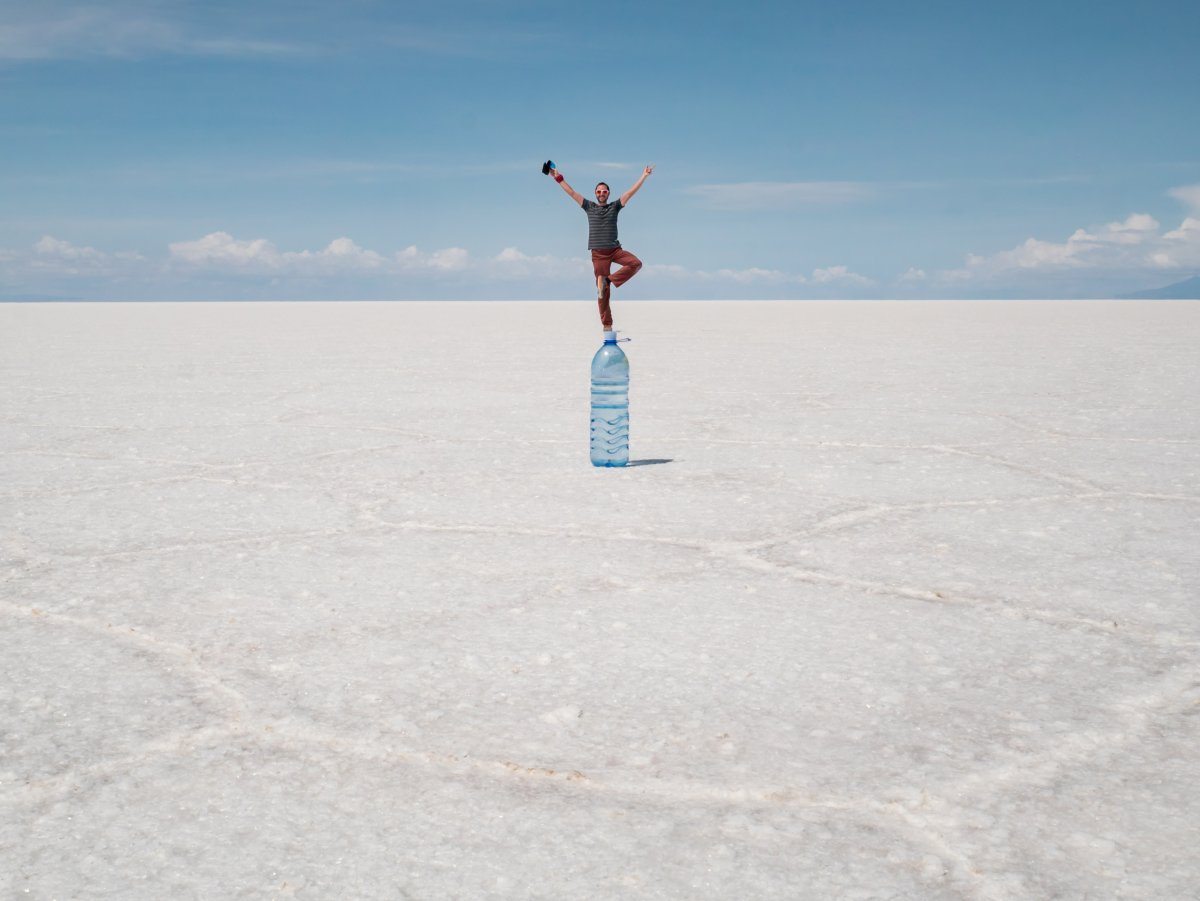 Salt Lake Uyuni In Bolivia