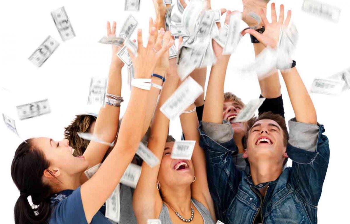 students with money