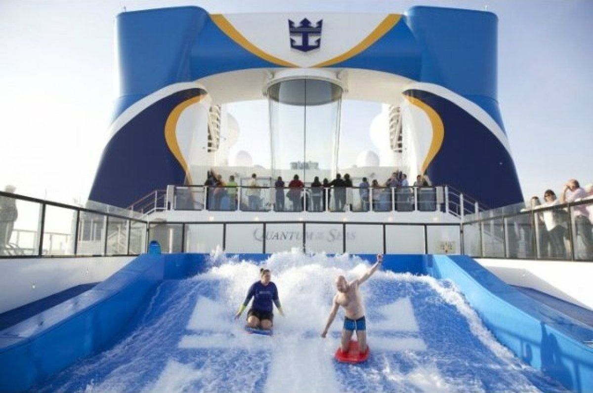 surfing on cruise