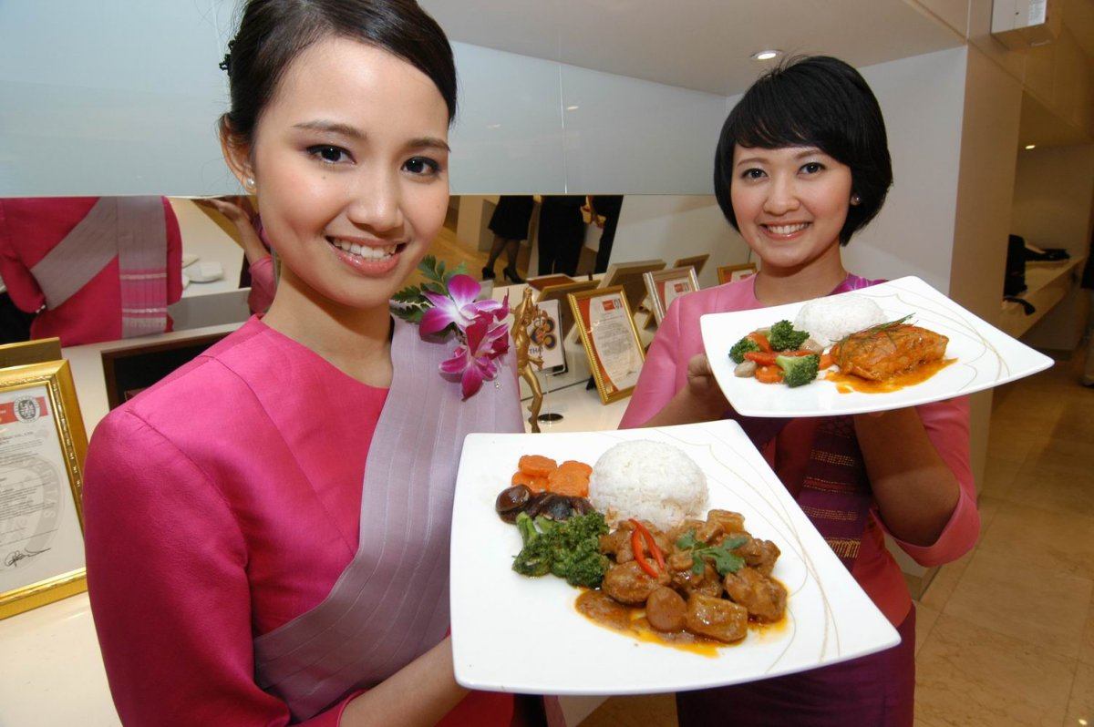 Thai airways food