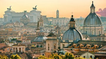 View Of  Rome, Italy.