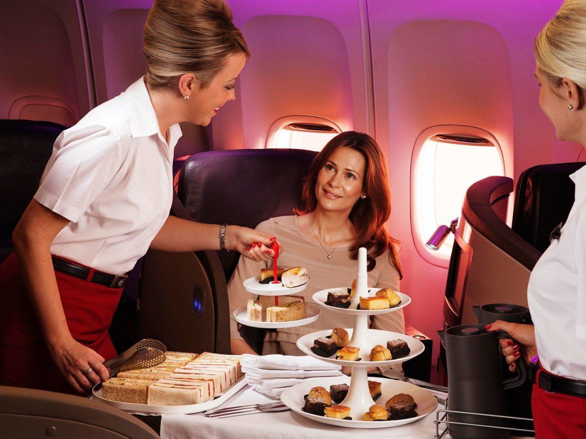 Virgin Atlantic tea time