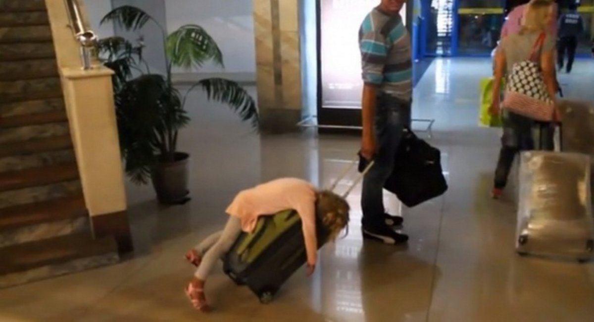 airport sleeping position