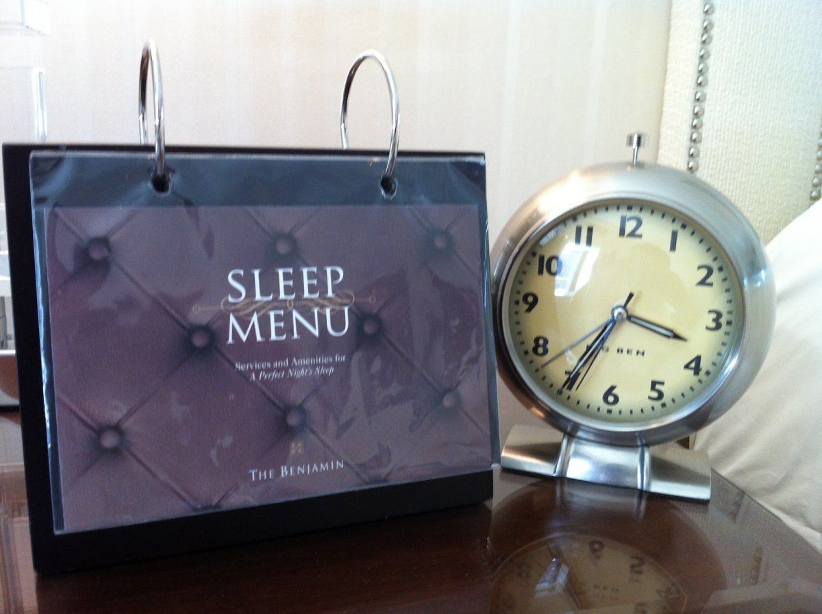 sleep menu