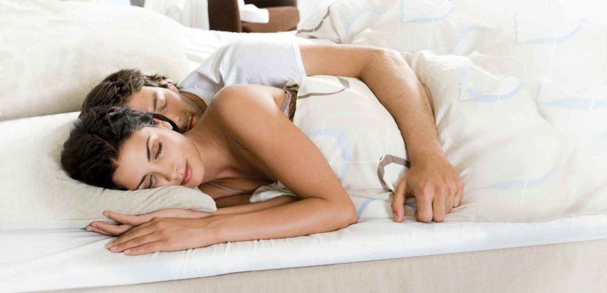 sleeping couple