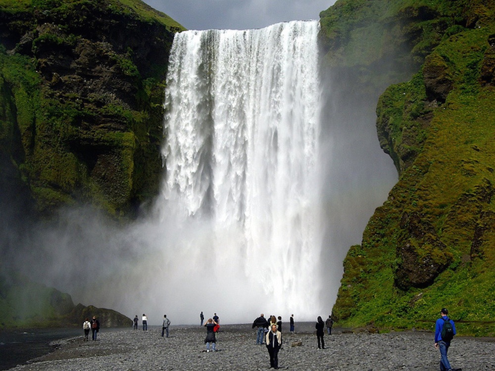 skogarfoss waterfall