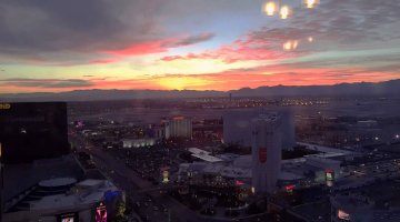 Cool 20 Sec Timelapse of Las Vegas Sun Rising