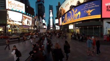 Awesome 360º Video of Times Square! - Look around!