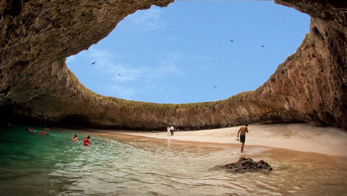 hidden beach