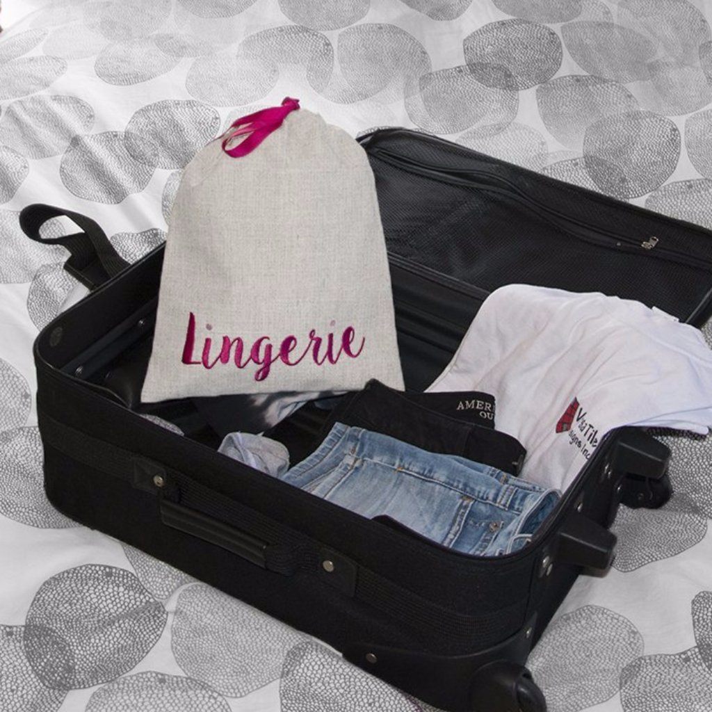 Linen Lingerie Bags