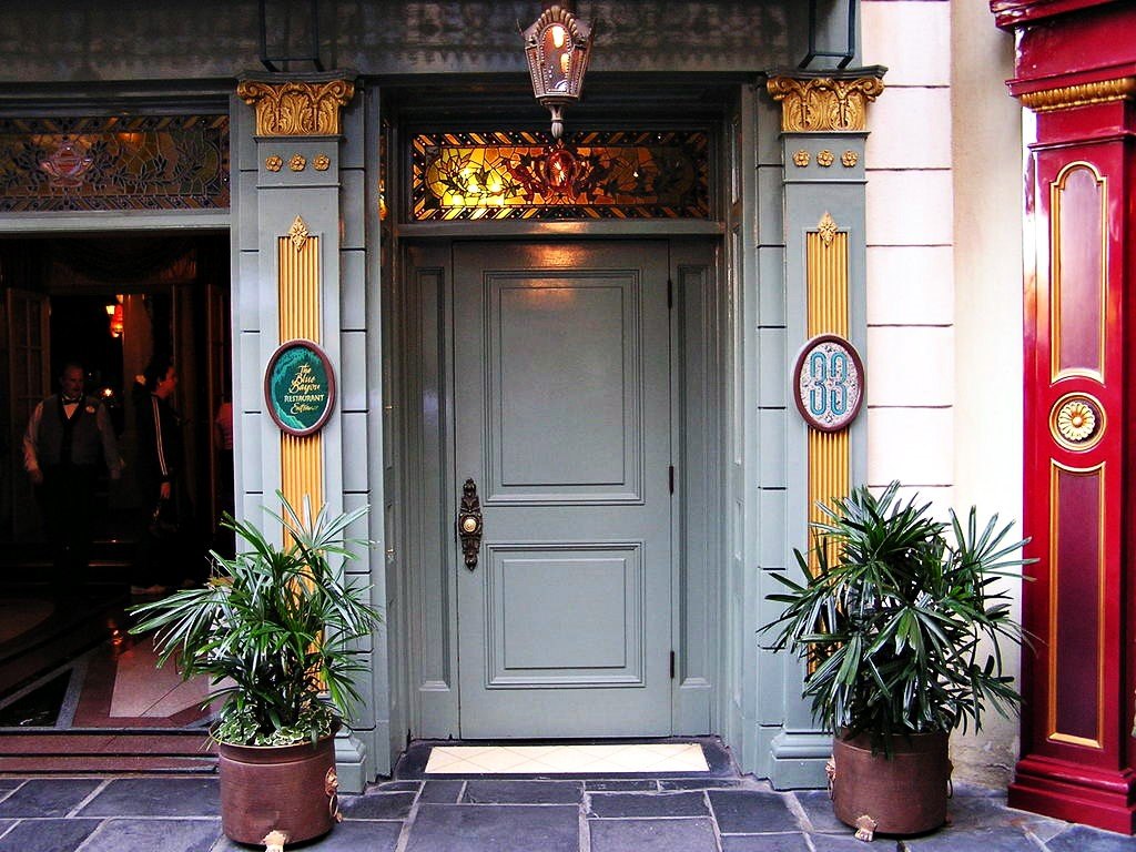 The door to Club 33 Disneyland