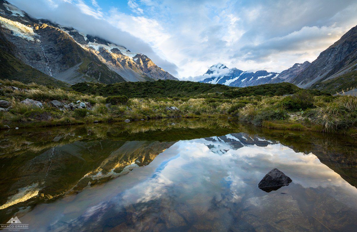 Mt. Cook the Highest Mountain in New Zealand Is Easily Climbed in a Short Three Hours