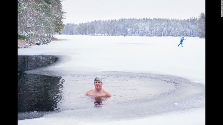 ice swimming