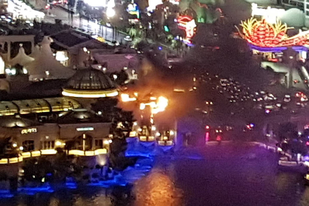 las vegas fire