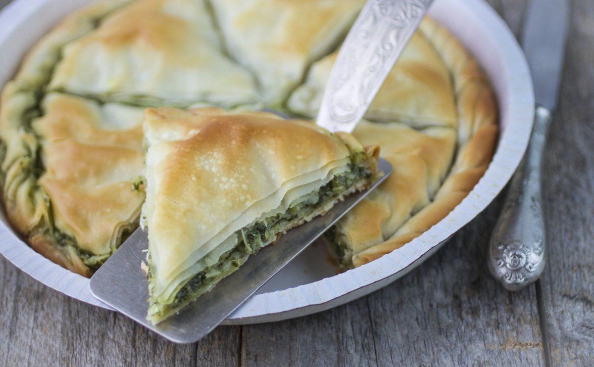Greek pie Spanakopita
