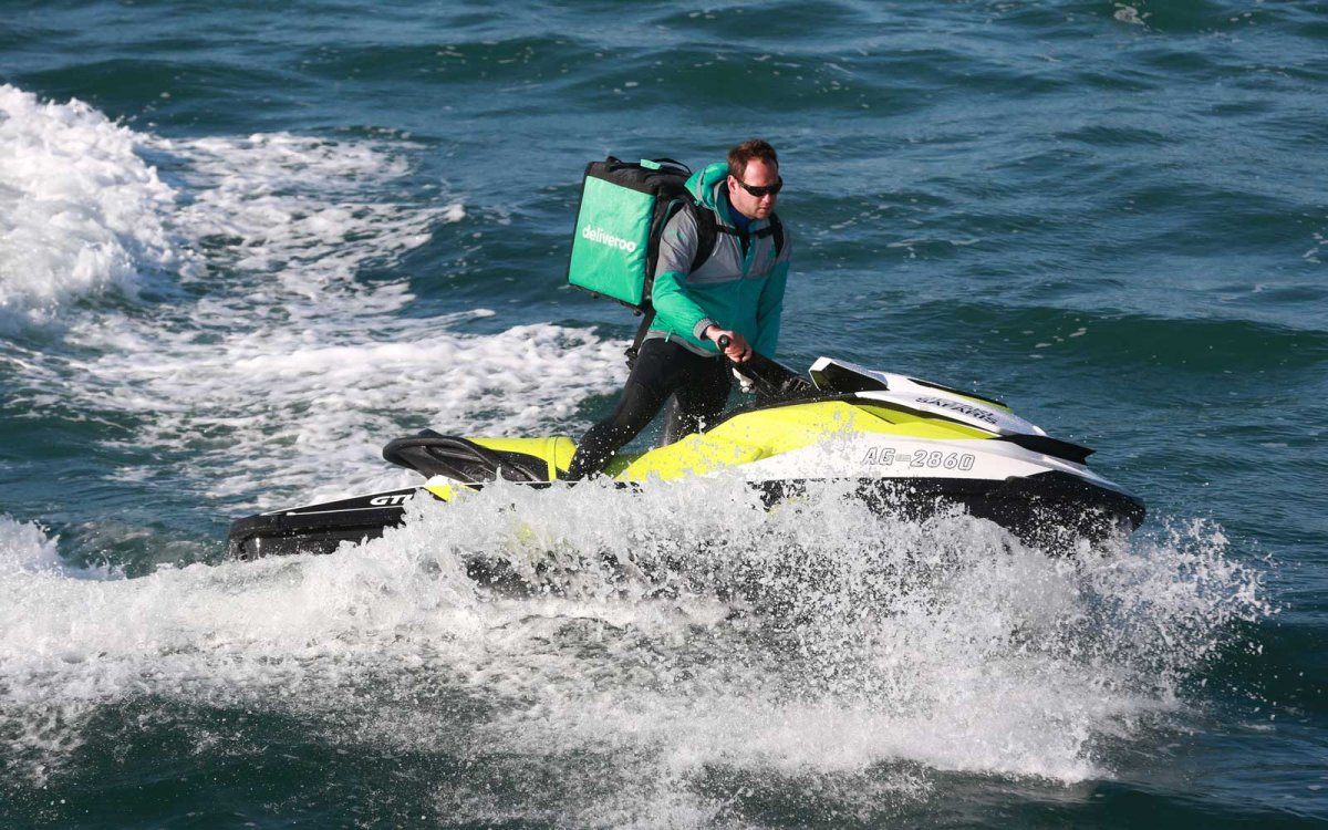 jetski food delivery