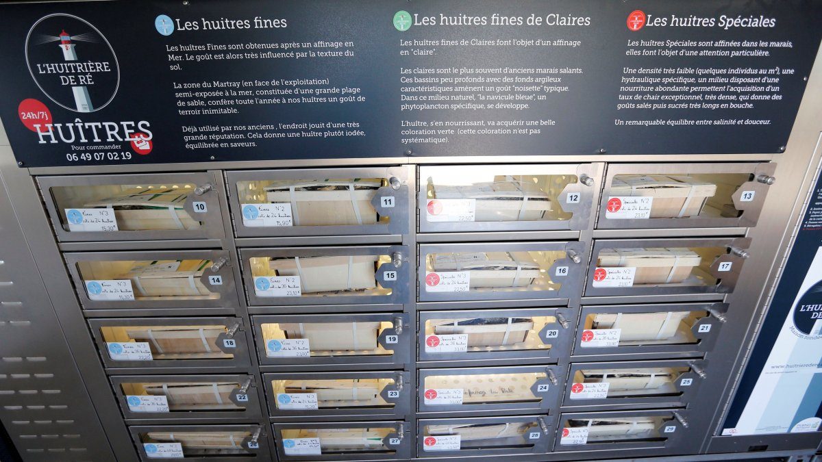 oyster vending machine