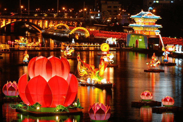 south korea laterns