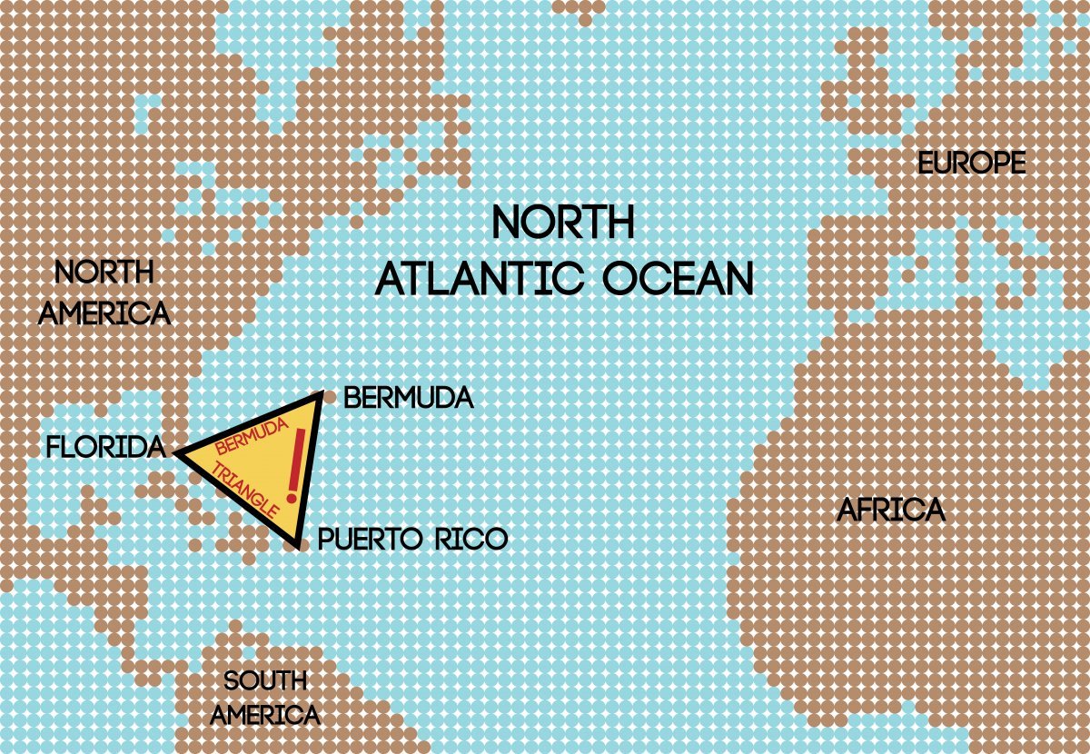 bermuda triangle map