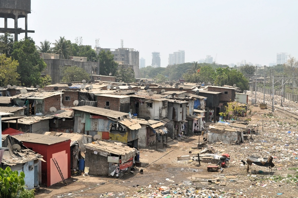 Dharavi Slum in Mumbai