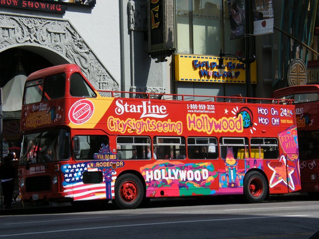 hollywood tour bus