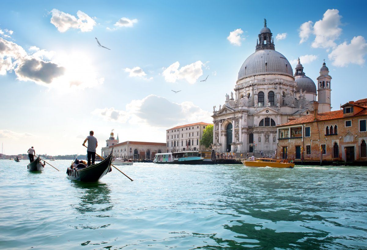 Old Cathedral Santa Maria Della Salute