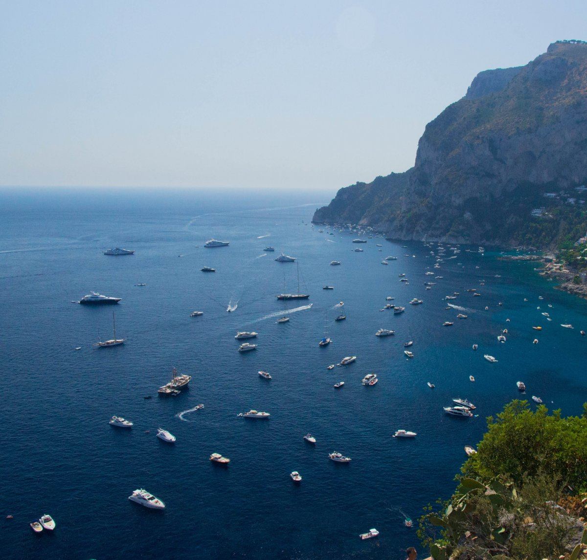 Beautiful Capri On Summers Day