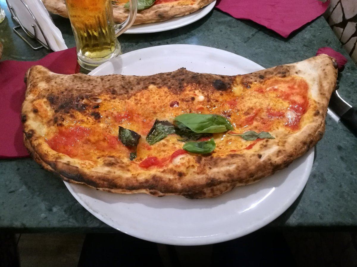 Calzone Ripieno Italian Ovenbaked Folded Pizza