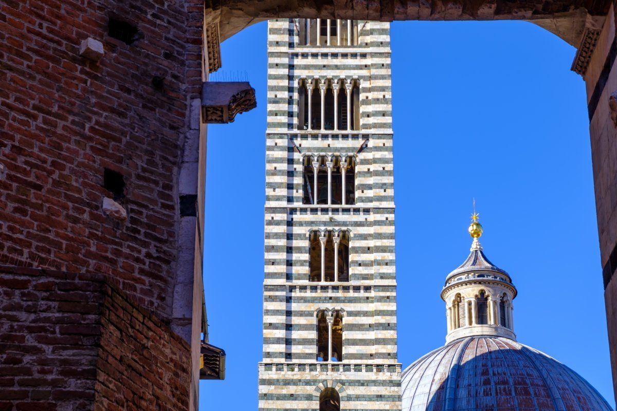 Street Photography View Cathedral Siena Alley