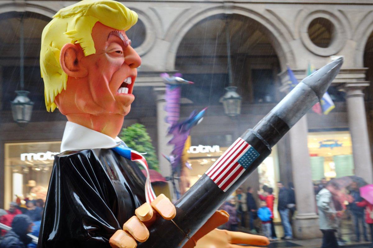 Turin Italy May 1 2017 Puppet
