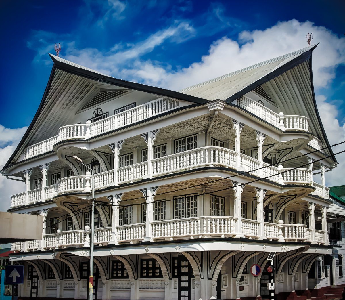 Exterior House Historic City Paramaribo Suriname