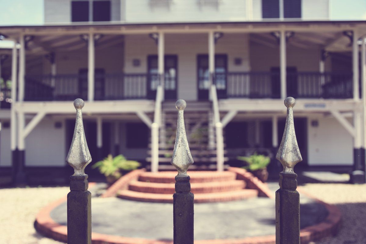 Historical Classic House On Old Coffee