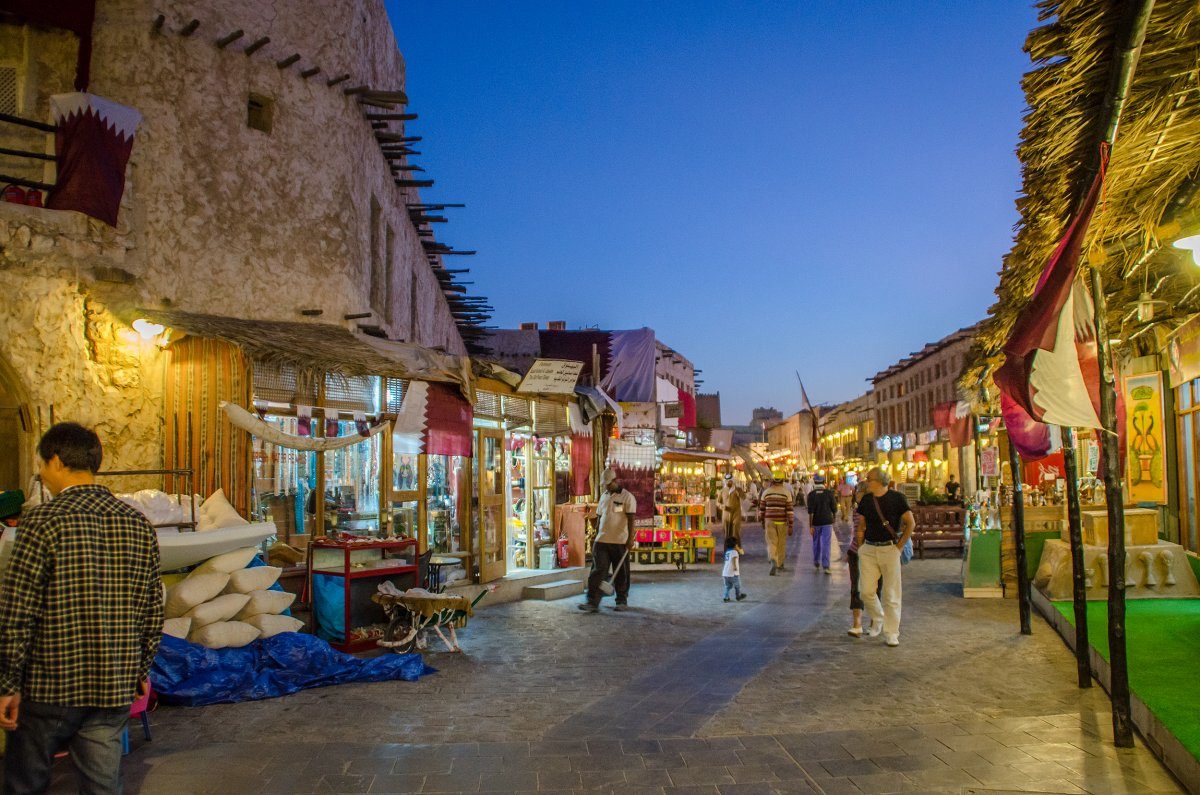 Doha Qatar April 1 2015 Souq