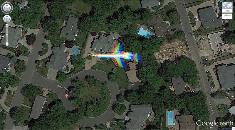 rainbow-plane