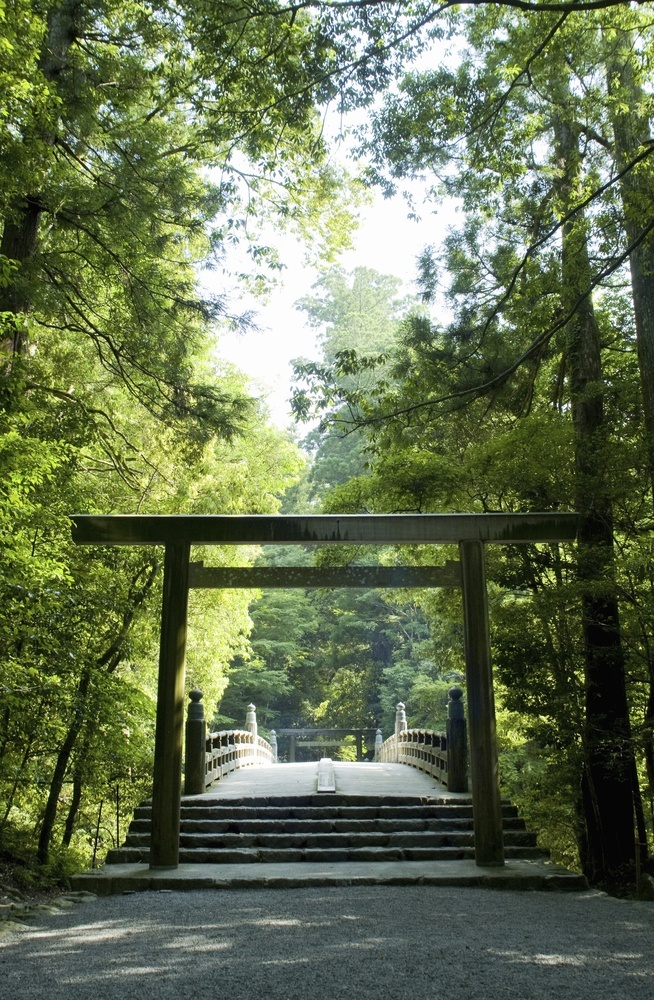 Interior of the Ise Grand Shrine