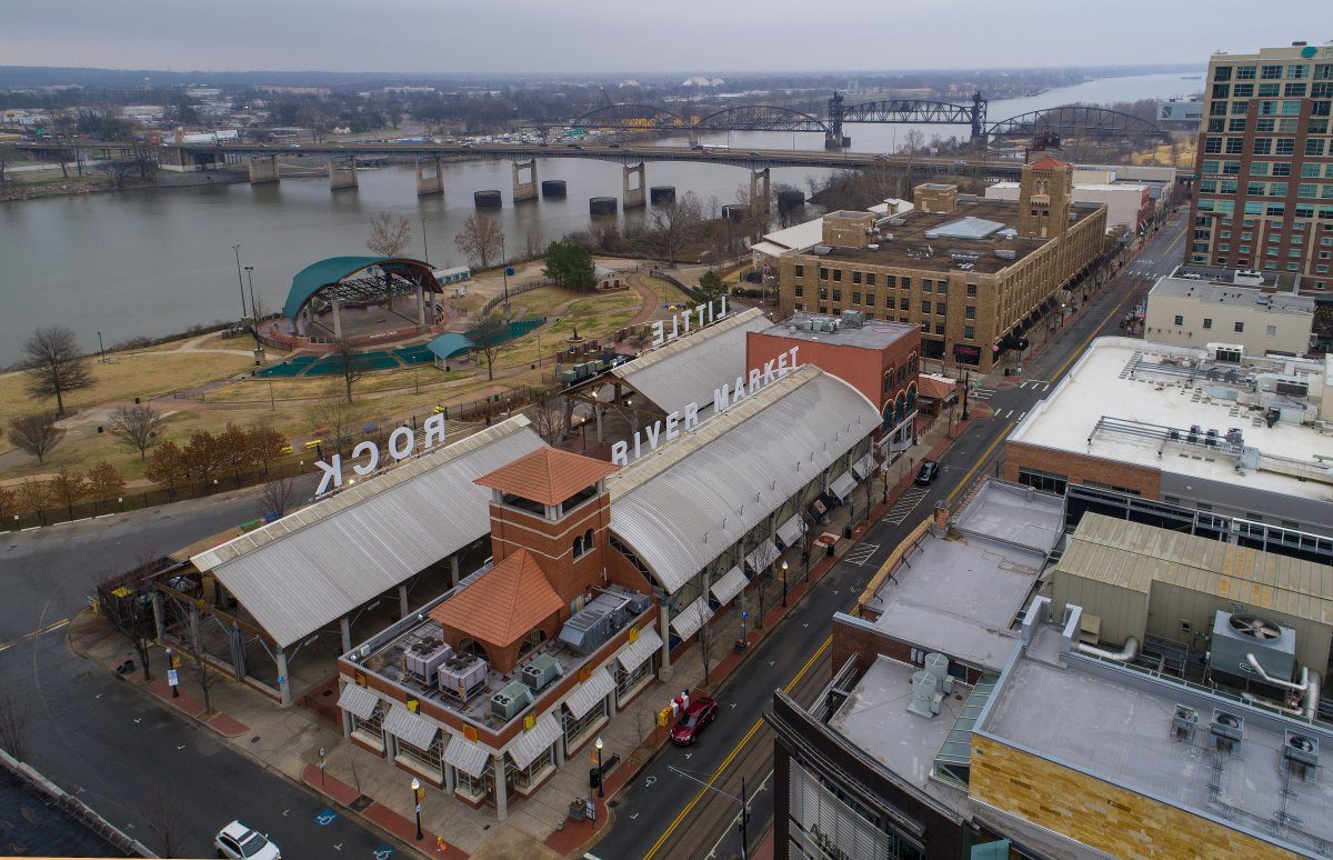 Little Rock, Arkansas and it's River Market District