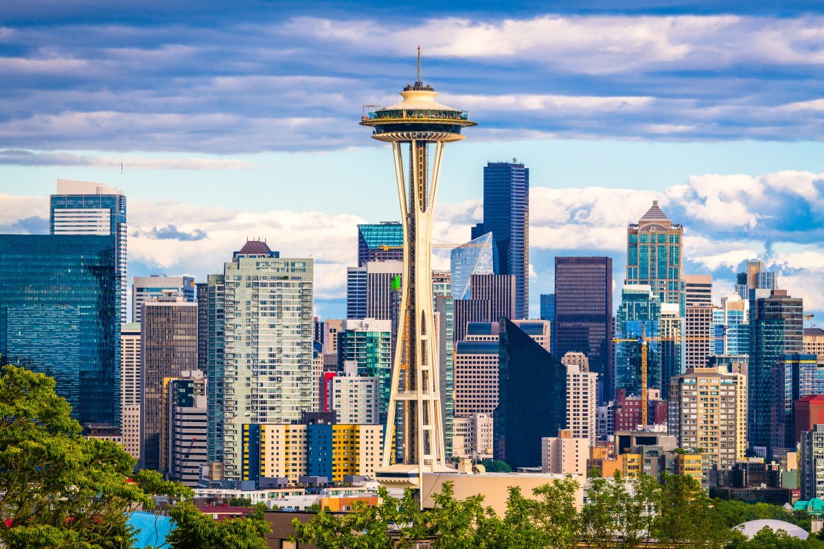 Seattle, Washington, USA downtown skyline