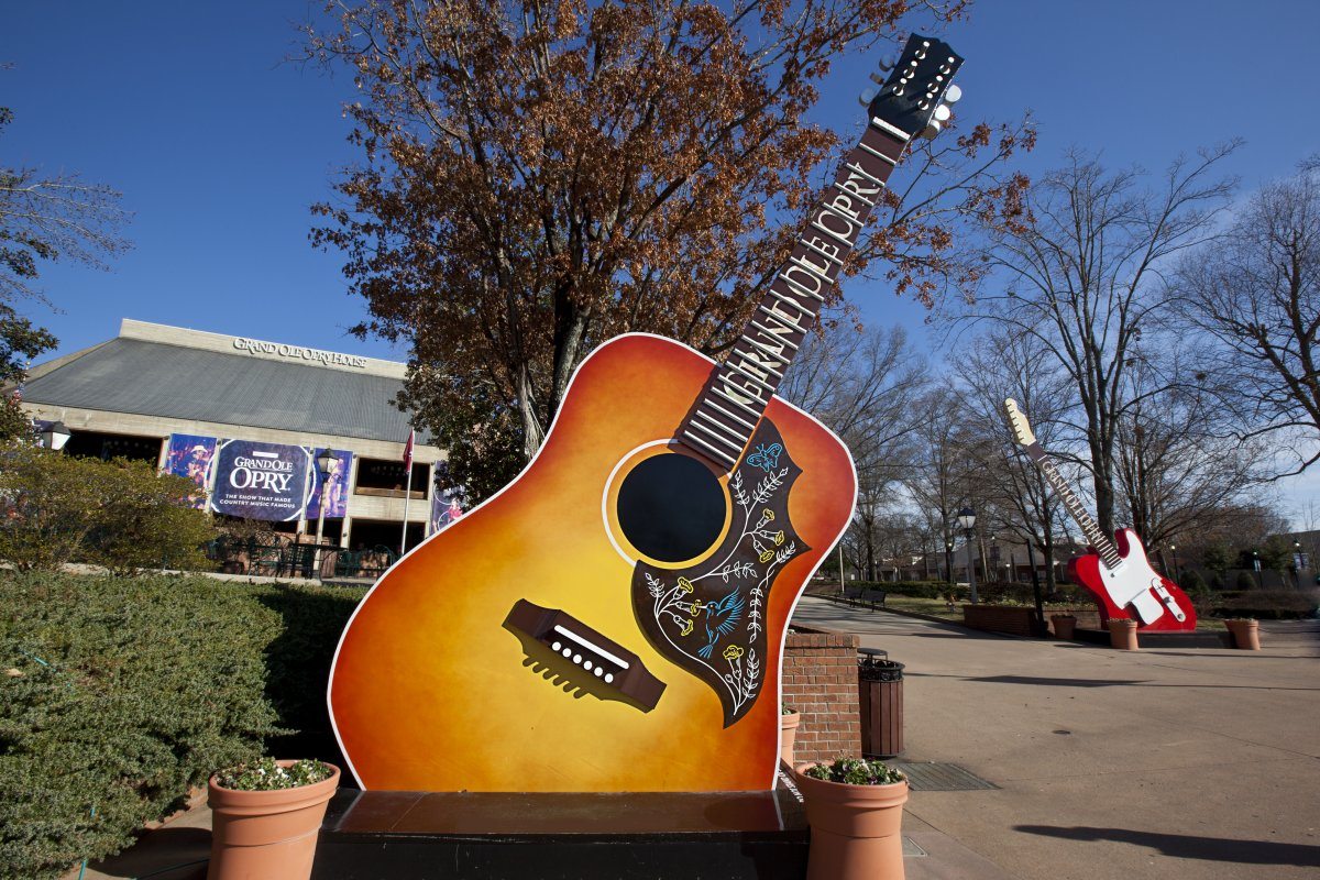 The Grand Ole Opry is a landmark in Nashville, Tennessee