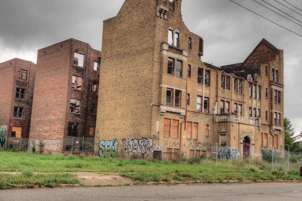 The Midwest City of Detroit has Thousands of Abandoned Buildings
