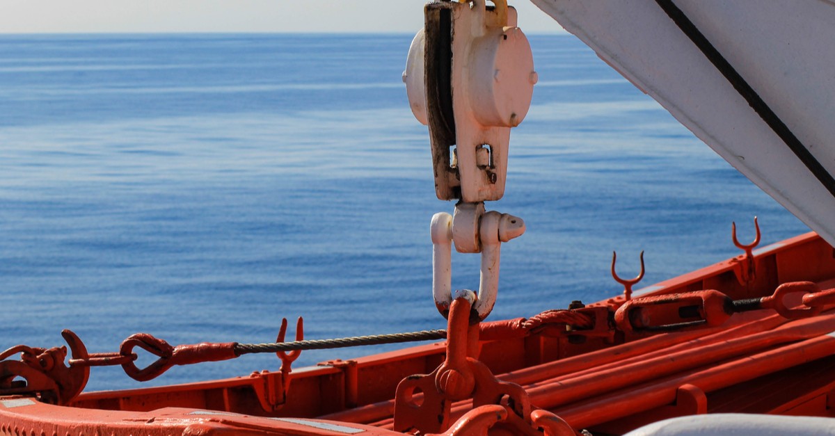 Ship boat equipment. Safety tools, emergency installation on board.